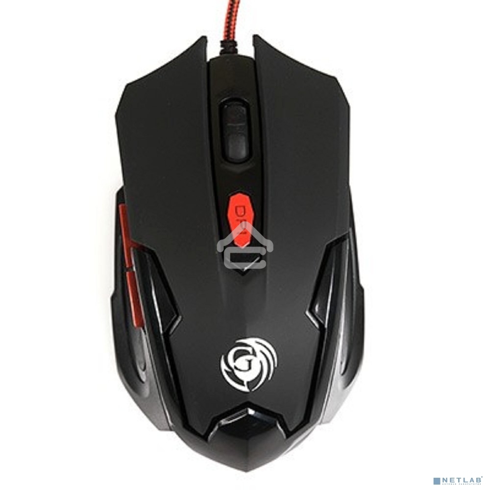 Мышь проводная Dialog Gan-Kata MGK-10U черный, 2400 dpi, USB, кнопки - 6