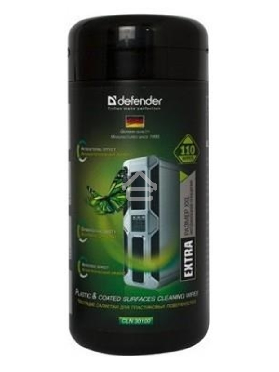Чистящие салфетки Defender для поверхностей офисной техники (Не применять для ЖК-экранов!) / туба /110 шт/ Германия