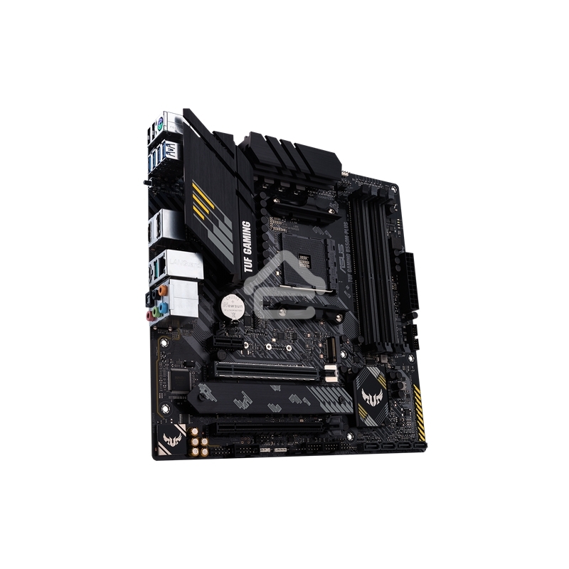 Материнская плата ASUS TUF GAMING B550M-PLUS, AM4, AMD B550, 4xDDR4, 4xSATA, 2xM.2, 1xPCIe 4.0 x16, 1xPCIe 3.0 x16, 1xPCIe x1, 1xHDMI, 1xDP, 1x 2.5Gb LAN, 4xUSB-A 3.2 Gen 1, 1xUSB-A 3.2 Gen 2, 2xUSB-A 2.0, 1xUSB-C 3.2 Gen 2, 5x3.5 мм, 7.1, mATX