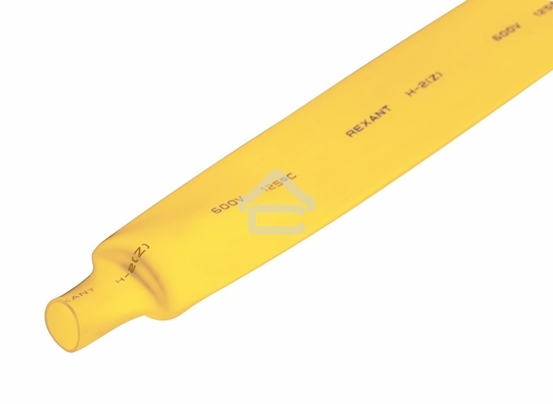 Трубка термоусадочная Rexant 20.0/10.0 1м желтый