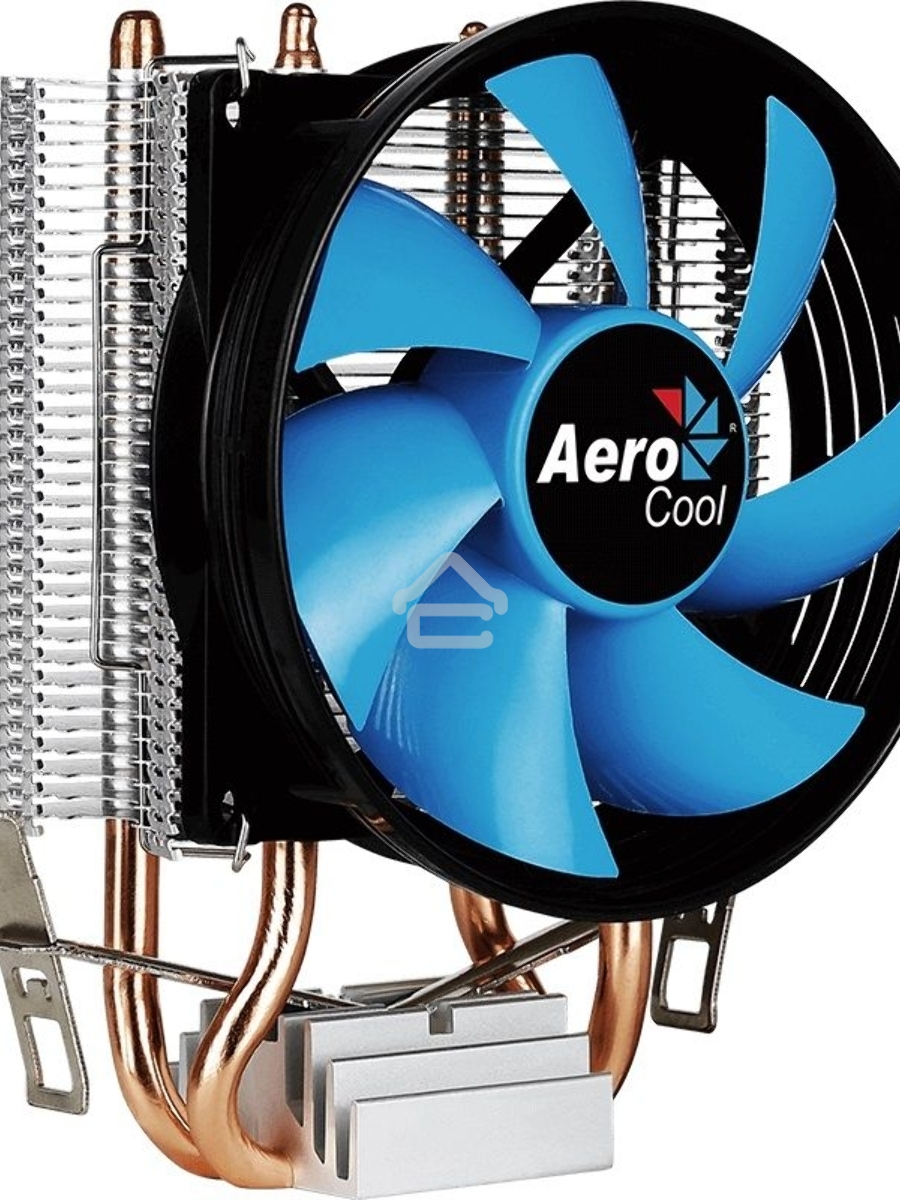 Кулер для процессора AeroCool / Formula Verkho 2 серебристый, 90 мм, алюминий/медь, 2000 об/мин, 25 дБ, 4 pin, 110 Вт, 125 мм