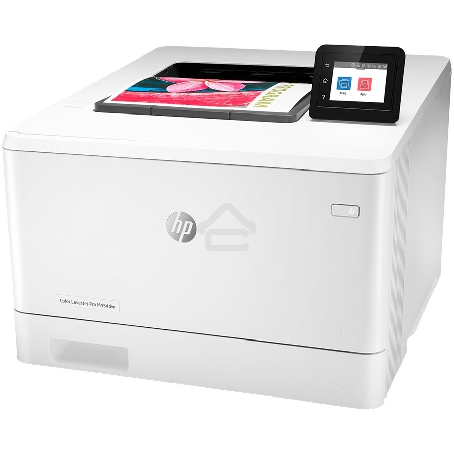 Принтер лазерный HP Color LaserJet Pro M454dw (W1Y45A#B19), А4, цветной, печ. до 27 стр/мин., 600 x 600 dpi, USB, RJ-45, Wi-Fi, BlueTooth, Air Print, Mopria