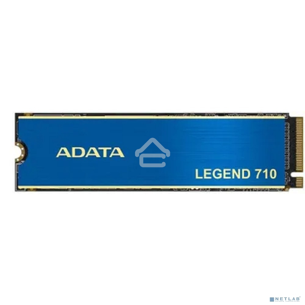 Накопитель SSD ADATA LEGEND 710, 512Gb, PCIe 3.0 x4, M.2 2280, NVMe, R/W 2400/1600, с радиатором