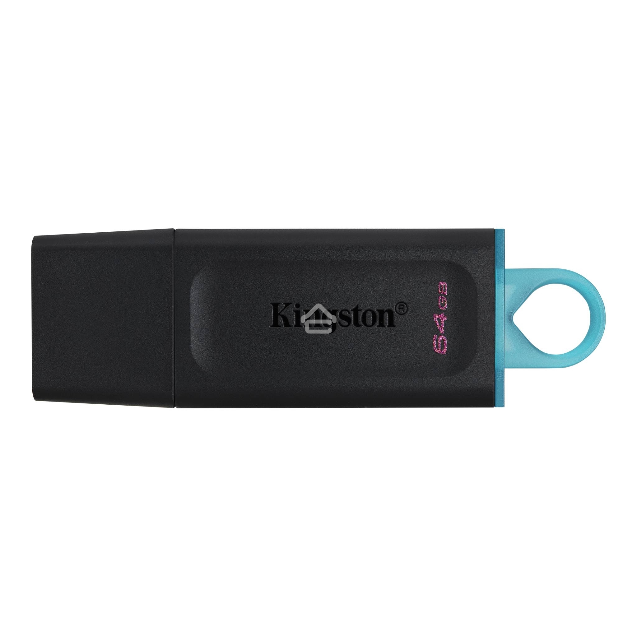 Флешка USB R/W R/W Kingston 64GB USB3.2 Gen 1 DataTraveler Exodia (Black + Teal)