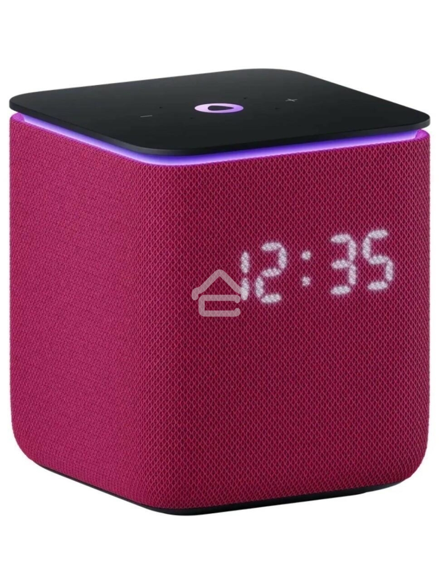 Умная колонка Яндекс Станция Миди, ZigBee, 24Вт, с голосовым ассистентом Алиса на YaGPT, малиновый