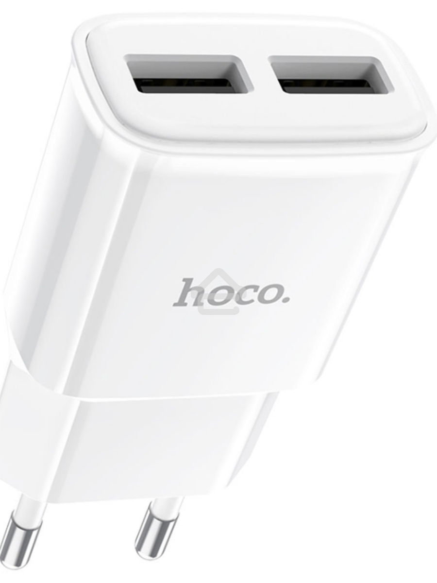 Блок питания (сетевой адаптер) HOCO C88A Star два порта USB, 2.4A, 10.8W белый