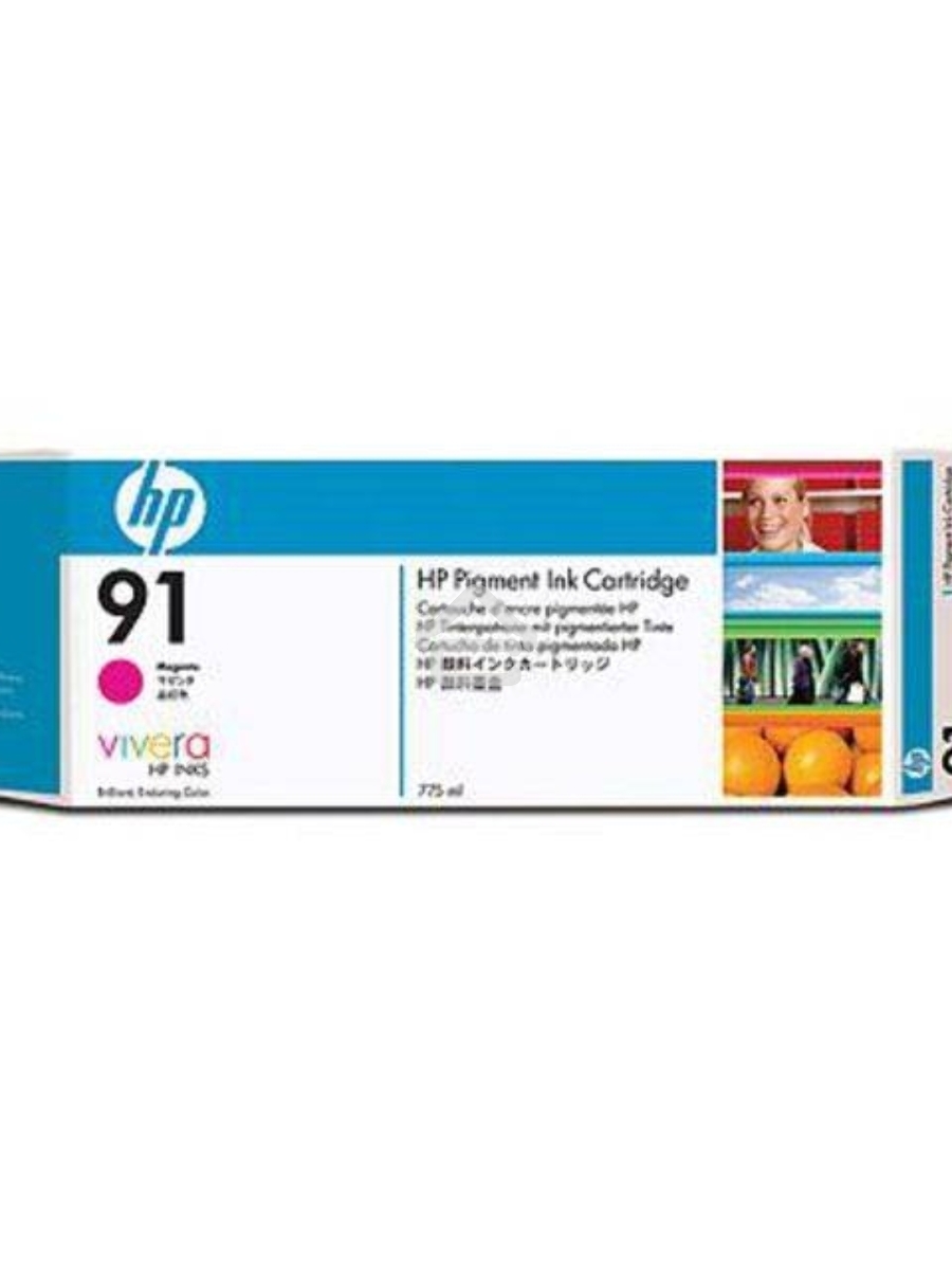Картридж струйный HP №91 C9468A пурпурный для HP DJ Z6100 (775мл)