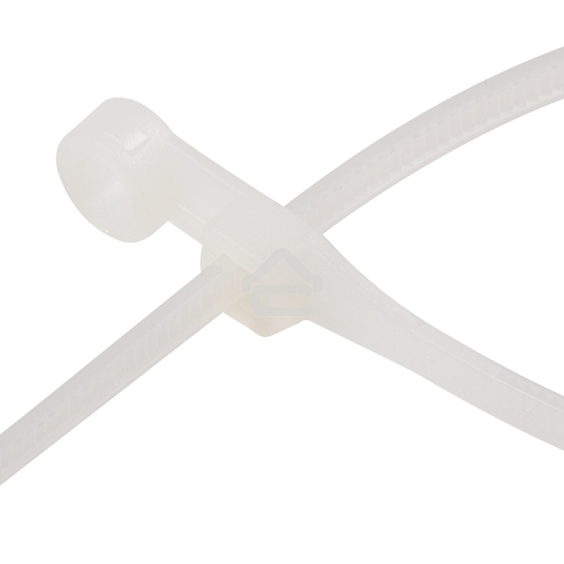 Хомут-стяжкa нейлоновая под винт Rexant 150x3,6 мм, белая, упаковка 100 шт.