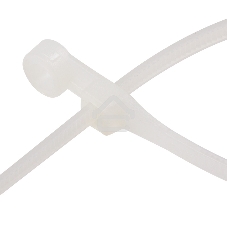 Хомут-стяжкa нейлоновая под винт Rexant 150x3,6 мм, белая, упаковка 100 шт.