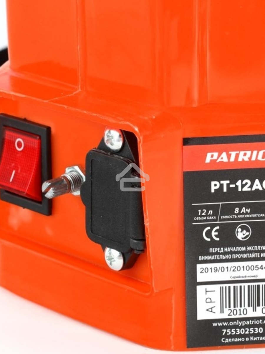 Распылитель ранцевый аккумуляторный Patriot PT-12AC 755302530/PT-12AC-76K