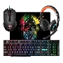 Игровой набор  Defender Гарнитура, мышь, клавиатура, ковер MKP-118