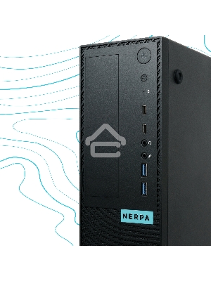 Компьютер NERPA BALTIC I130 SFF  Intel Pentium Gold G7400(3.7Ghz)/8192Mb/256SSDGb/noDVD/Int:Intel UHD Graphics 710/war 1y/6kg/black/noOS + 300W, Kbd&m