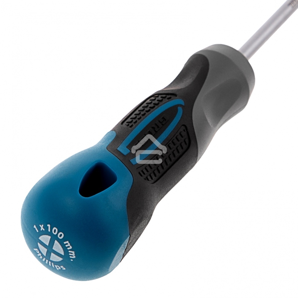 Отвертка Gross PH1 x 100 мм, S2, трехкомпонентная ручка