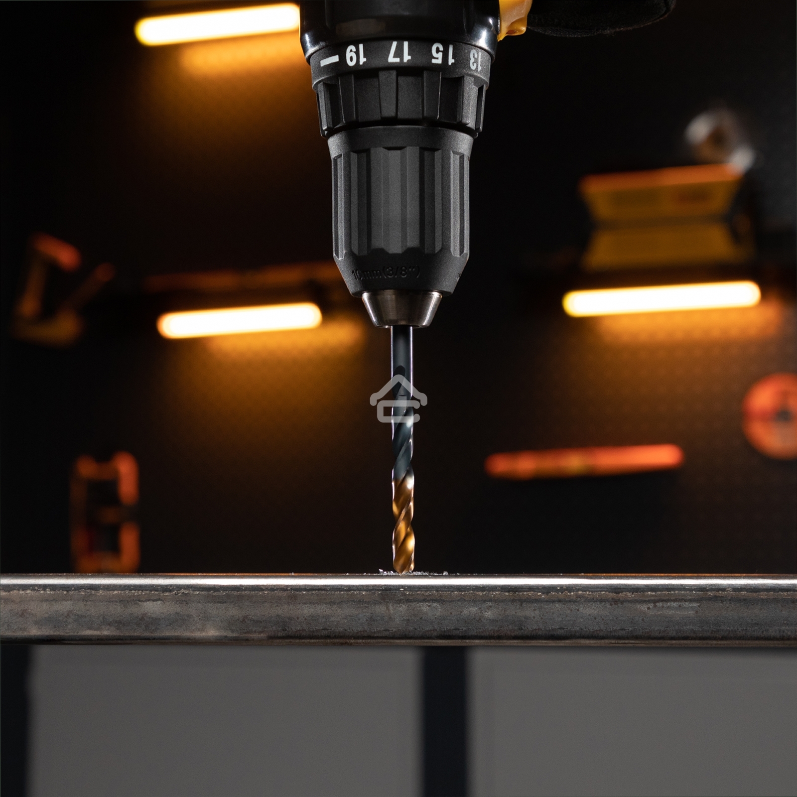 Набор сверл по металлу Denzel 2-3-4-5-6-8 мм, HSS-Tin, Golden Tip, 6 шт