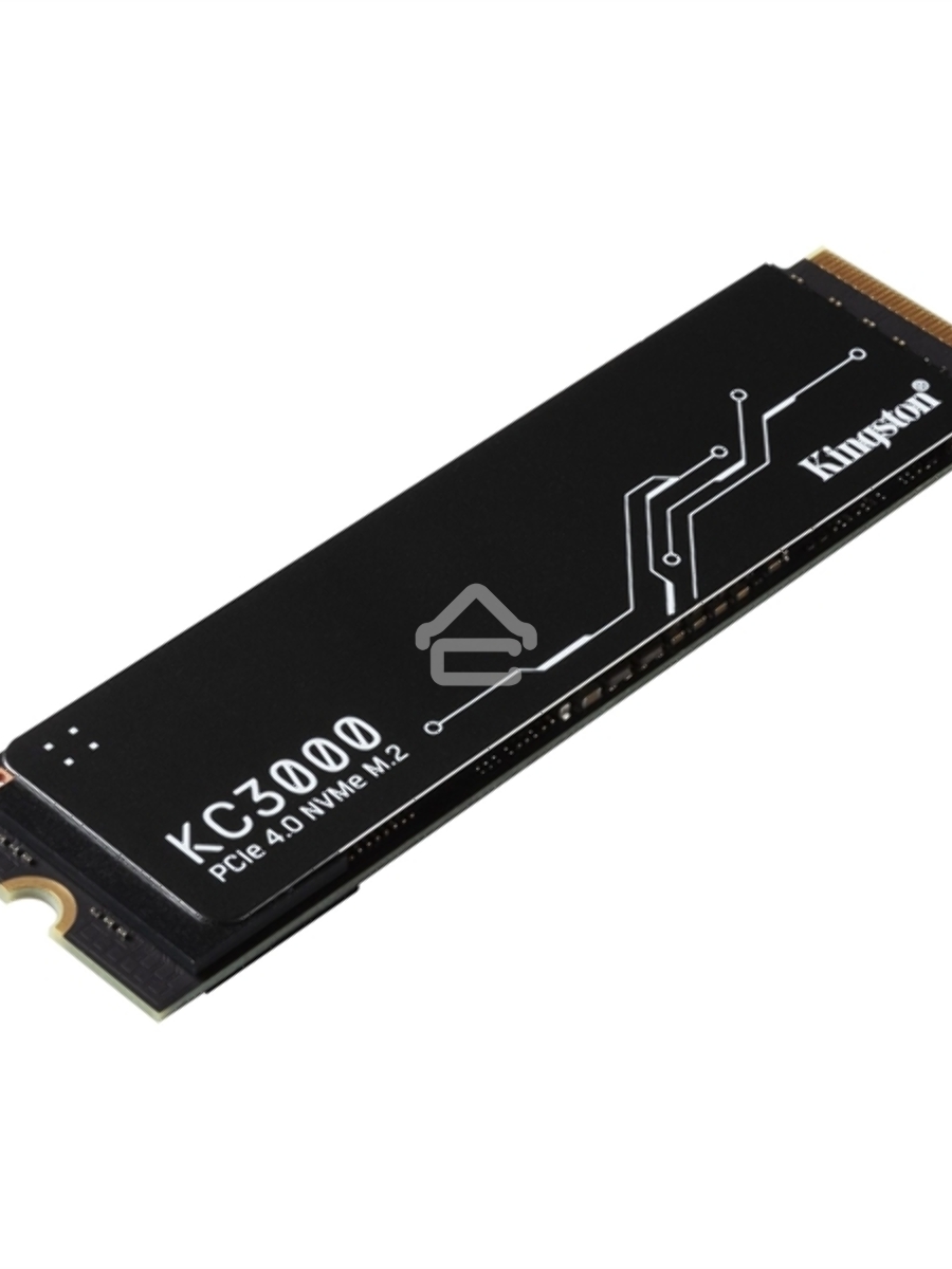 Накопитель SSD Kingston KC3000, 4Tb, PCIe 4.0 x4, M.2 2280, NVMe, R/W 7000/7000, с радиатором