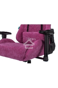 Кресло игровое Бюрократ VIKING KNIGHT LT15 FABRIC малиновый крестовина металл/пластик