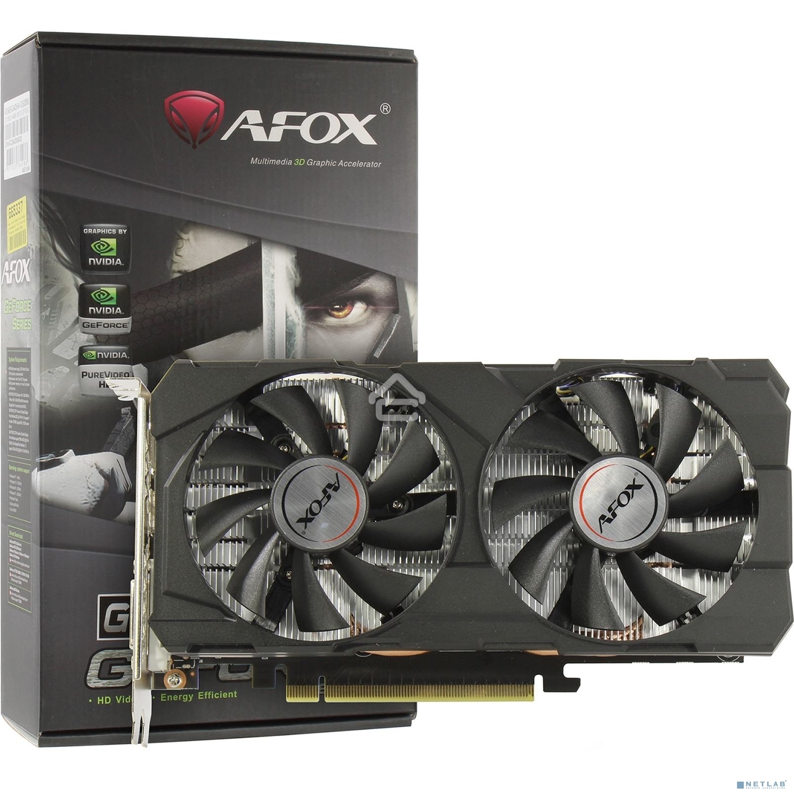 Видеокарта VGA AFOX NVIDIA GeForce GTX 1660 SUPER 6G V4 6GB, GDDR6/192-bit, PCIe 3.0, 1xDVI-D, 1xHDMI 2.0, 1xDP, 2-slot
