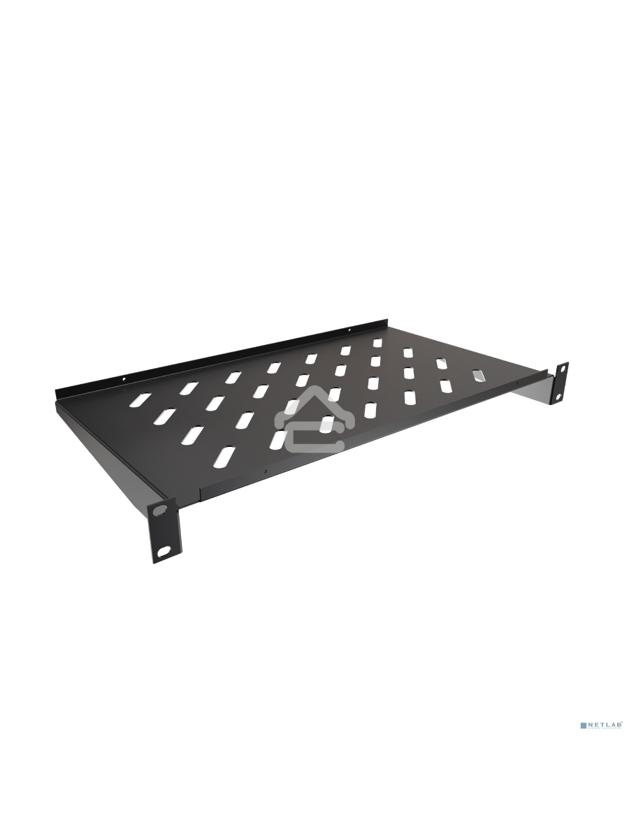 Полка стационарная NTSS NTSS-FF-250-BL 1U нагр.:20кг. 19