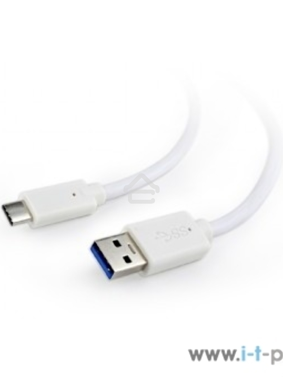 Кабель USB Cablexpert CCP-USB3-AMCM-6-W, USB3.0 AM/USB Type-C, 1.8м, белый, пакет