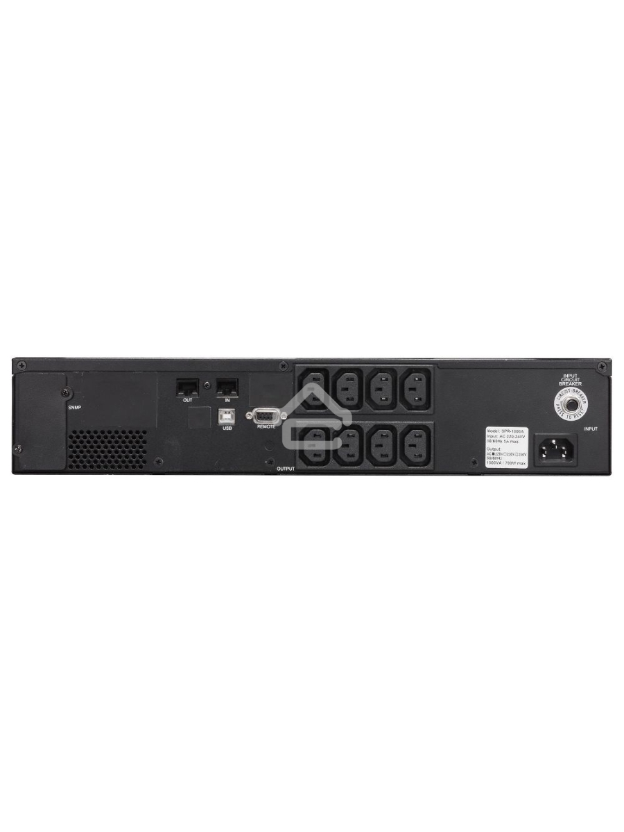 Источник бесперебойного питания Powercom Smart King Pro+ SPR-1500 LCD 1200Вт 1500ВА черный