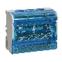 Шины на DIN-рейку в корпусе Iek YND10-4-11-125 (кросс-модуль) ШНК 4х11 3L+PEN ИЭК