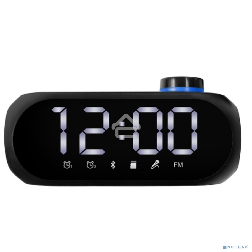 Колонка-часы ExeGate Yo 520 Bluetooth 3 Вт черный