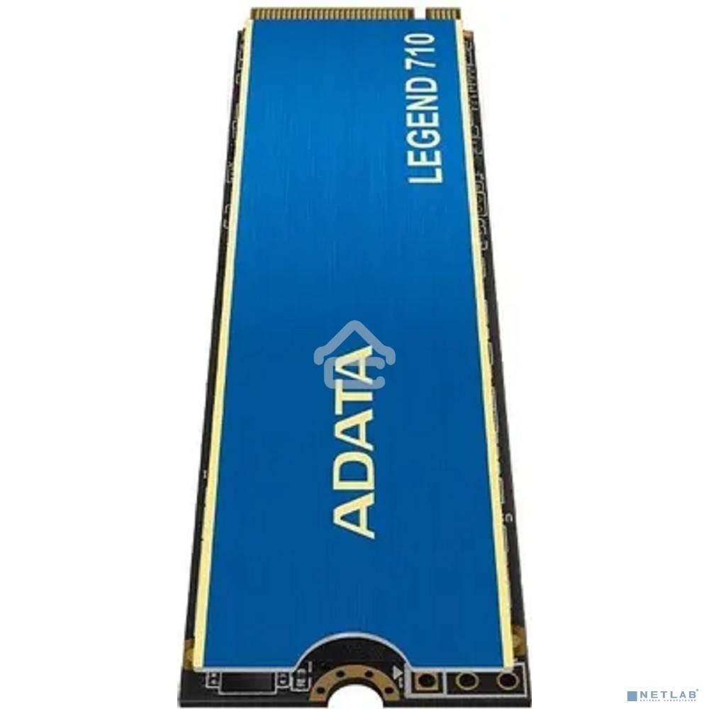 Накопитель SSD ADATA LEGEND 710, 512Gb, PCIe 3.0 x4, M.2 2280, NVMe, R/W 2400/1600, с радиатором