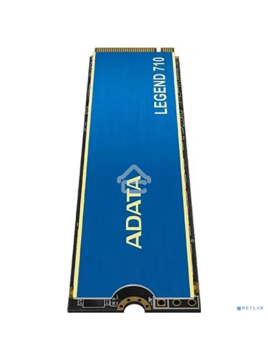 Накопитель SSD ADATA LEGEND 710, 512Gb, PCIe 3.0 x4, M.2 2280, NVMe, R/W 2400/1600, с радиатором