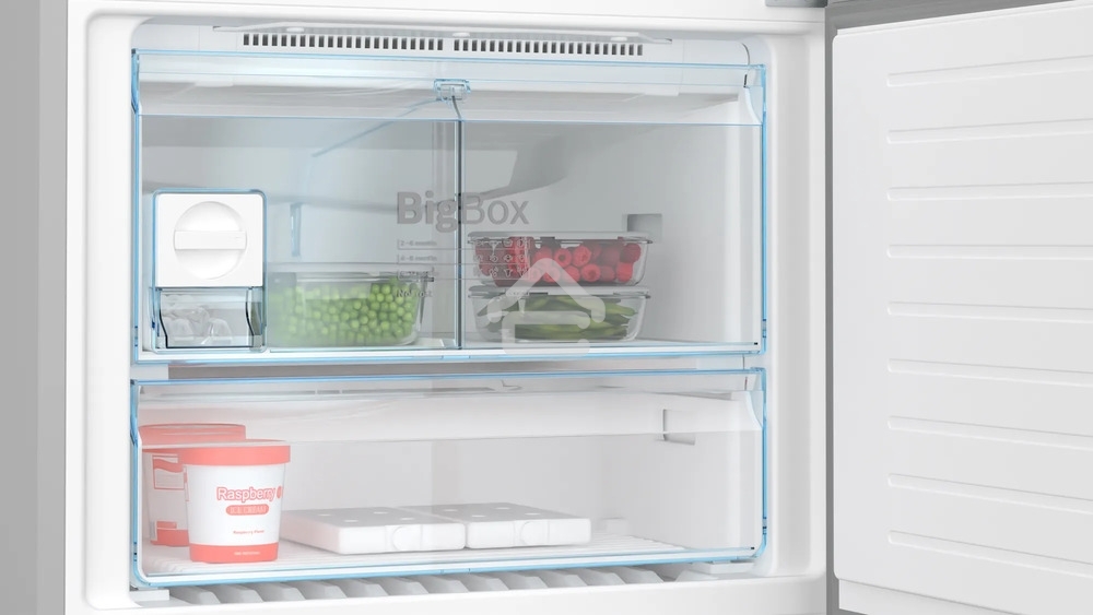 Холодильник Bosch KGN86AI32U серебристый двухкамерный 479/140л морозилка снизу