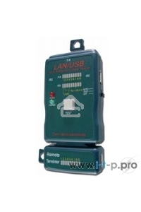 Тестер LAN Cablexpert NCT-2, 100/1000 Base-TX,  для UTP, STP, RJ-11, USB-кабеля 
