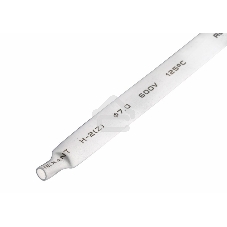 Термоусаживаемая трубка Rexant 7,0/3,5 мм, белая, упаковка 50 шт. по 1 м