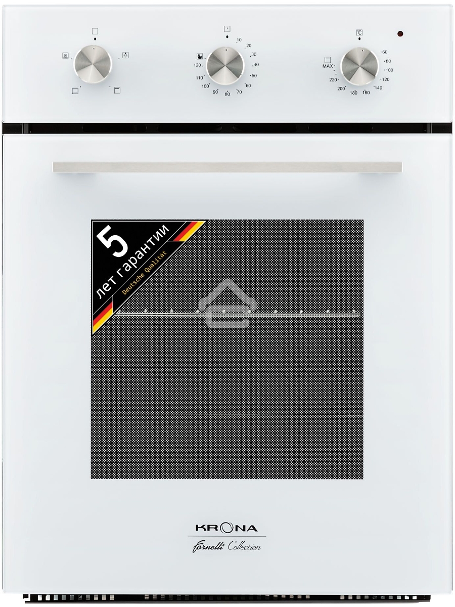 Электрический духовой шкаф Krona BREVE 45 WH, встраиваемый