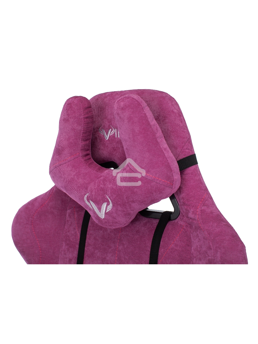 Кресло игровое Бюрократ VIKING KNIGHT LT15 FABRIC малиновый крестовина металл/пластик