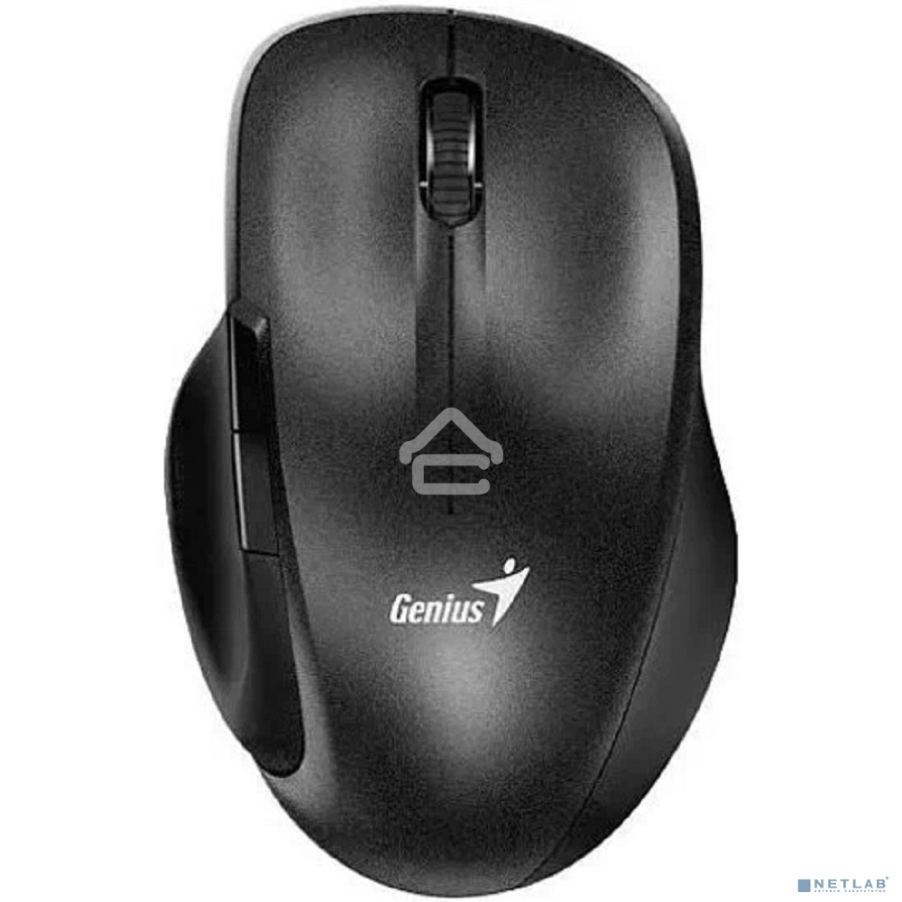 Мышь беспроводная Genius Ergo 8200S черный, 1200 dpi, радиоканал, USB, кнопки - 5