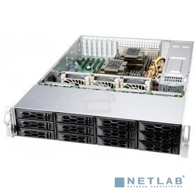 Компьютерный корпус Supermicro server chassis CSE-LA26E1C4-R609LP, 2U, 12x 3.5