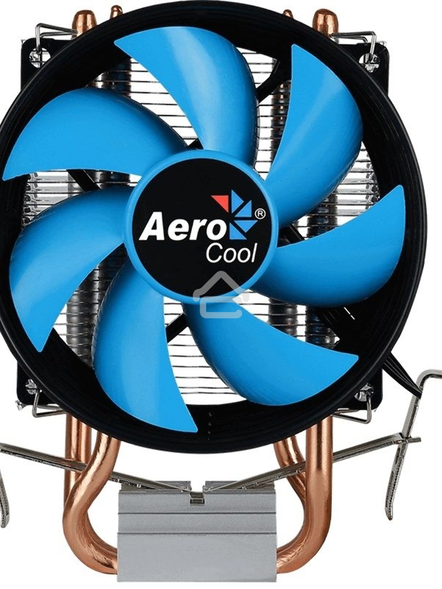 Кулер для процессора AeroCool / Formula Verkho 2 серебристый, 90 мм, алюминий/медь, 2000 об/мин, 25 дБ, 4 pin, 110 Вт, 125 мм