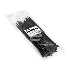 Стяжка (хомут) нейлоновая ExeGate CV66-150x3.6B (нейлон 6.6, 150x3.6 мм, неоткрывающаяся, halogen free, -40°C - +85°C, черная, 100 шт)
