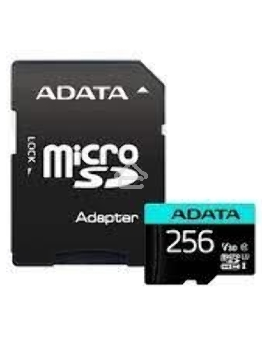 Карта памяти MICRO SDXC 256GB W/AD. AUSDX256GUI3V30SA2-RA1 ADATA