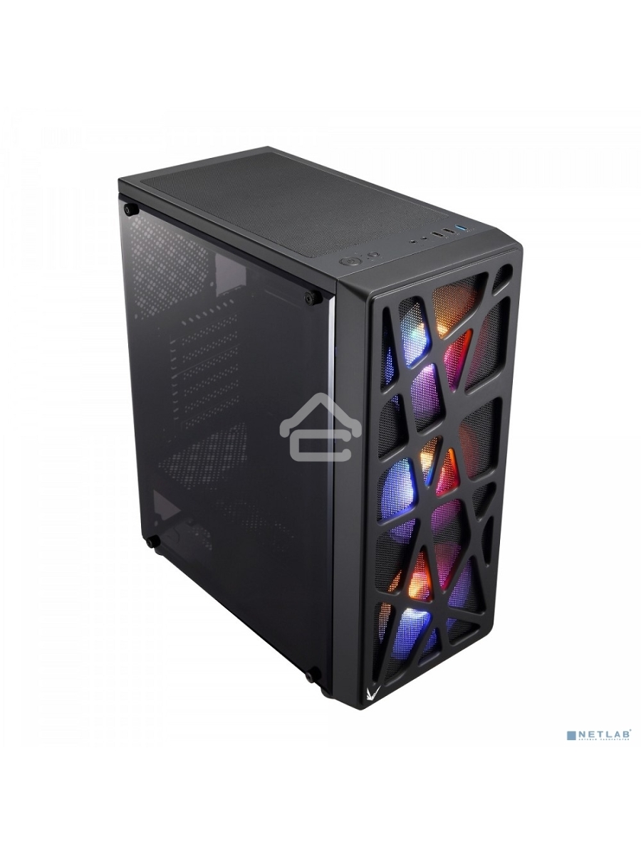 Компьютерный корпус Aerocool / Formula MANA черный без БП ATX 6x120mm 2xUSB2.0 1xUSB3.0 audio bott PSU