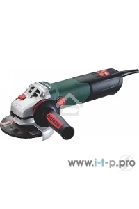 Шлифмашина угловая Metabo WE 15-125 Quick  1550вт, 125мм, 3.5Нм,эл-ка, 11000 об/мин, кейс, вес 2.5 кг