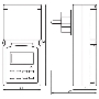 Розетка с таймером FERON 23206  (недельная) в защитном корпусе IP 44 3500W/16A 230V, 61926(TM23)