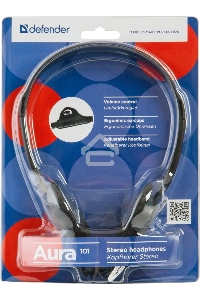 Нaушники Defender AURA 101    черный