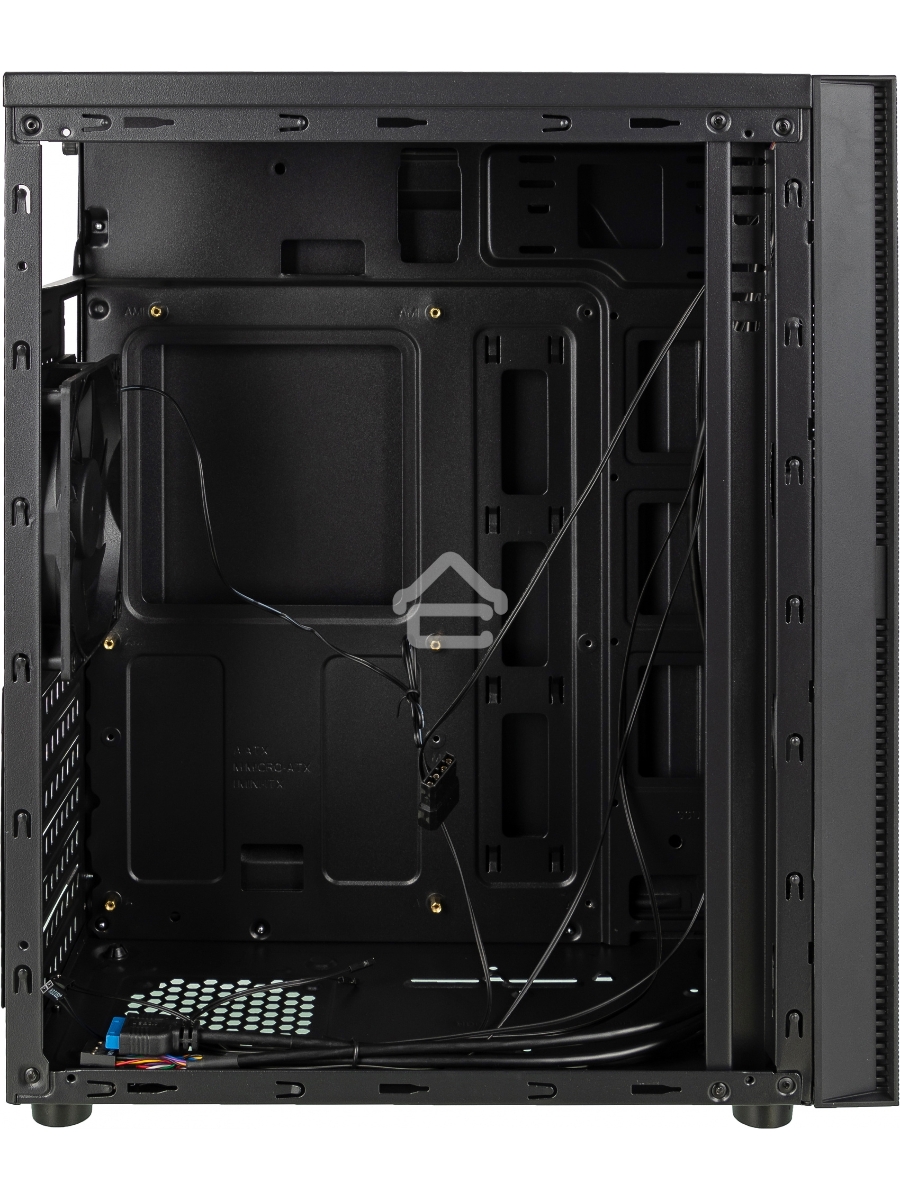 Компьютерный корпус Accord ACC-CL292B черный без БП ATX 1x120mm 2xUSB2.0 1xUSB3.0 audio