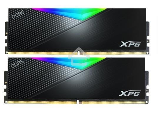 Оперативная память XPG Lancer, DDR5, 64GB (2x32GB), 6400MHz, CL32, DIMM, с радиаторами, RGB, белый