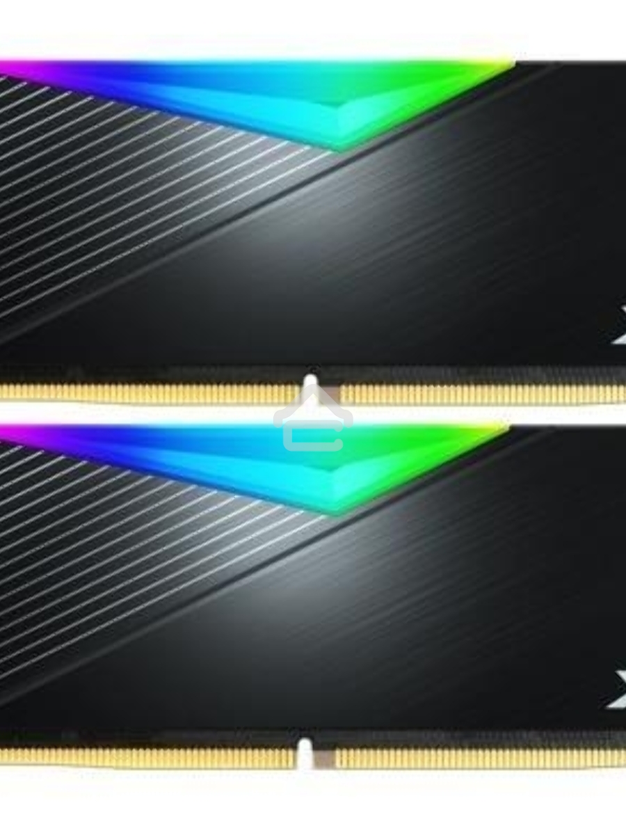 Оперативная память XPG Lancer, DDR5, 64GB (2x32GB), 6400MHz, CL32, DIMM, с радиаторами, RGB, белый