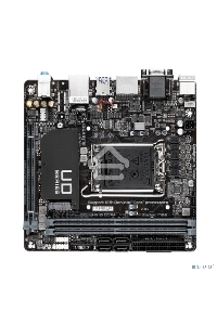 Материнская плата Gigabyte H610I DDR4, LGA 1700, Intel H610, 2xDDR4, 4xSATA, 1xM.2, 1xPCIe 4.0 x16, 1xHDMI, 1xVGA, 2xDP, 1x 1Gb LAN, 2xUSB-A 3.2 Gen 1, 4xUSB-A 2.0, 3x 3.5 мм, 7.1, Mini-ITX