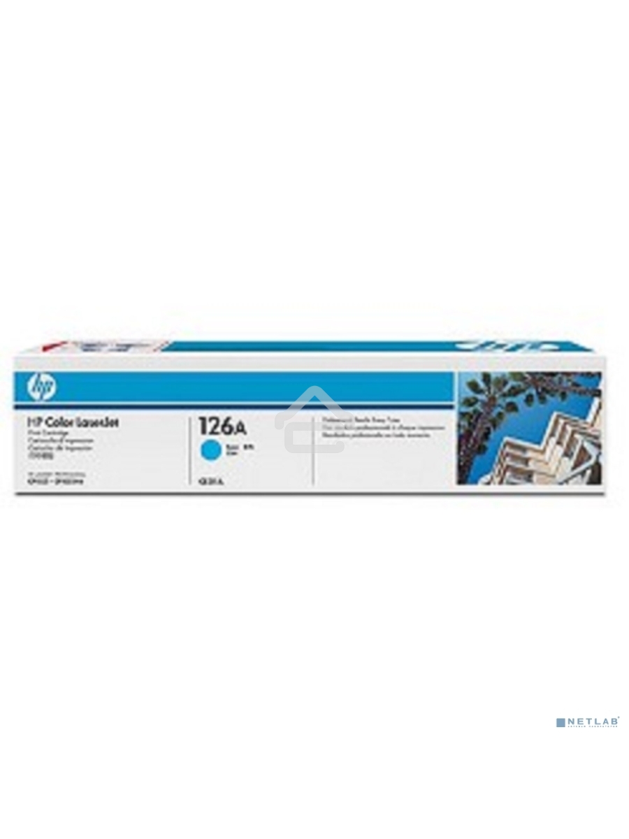 Картридж лазерный HP CE311A голубой для LaserJet Pro CP1025 1000стр.