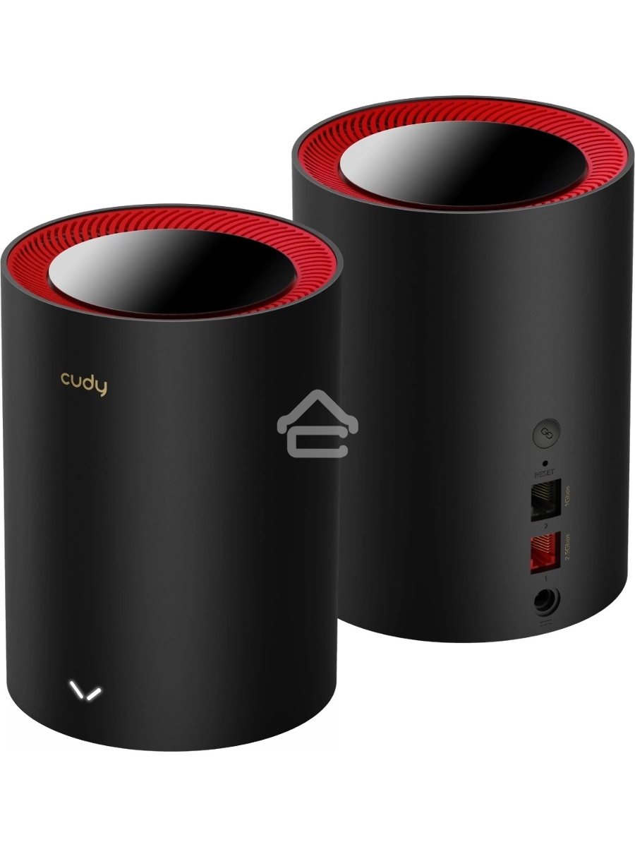 Бесшовный Mesh роутер Cudy M3000(2-PACK) AX3000 10/100/1000/2500BASE-T, белый (упак.:2шт)