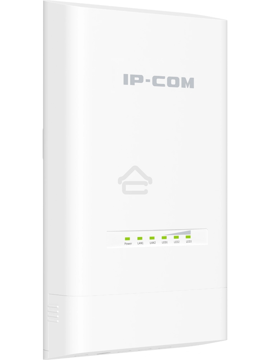 Наружная точка доступа IP-COM CPE12, 5 ГГц, до 867 Мбит/с, IP65, 1х12dbi, PoE, 2х1 Гбит/с, молниезащита 6000В