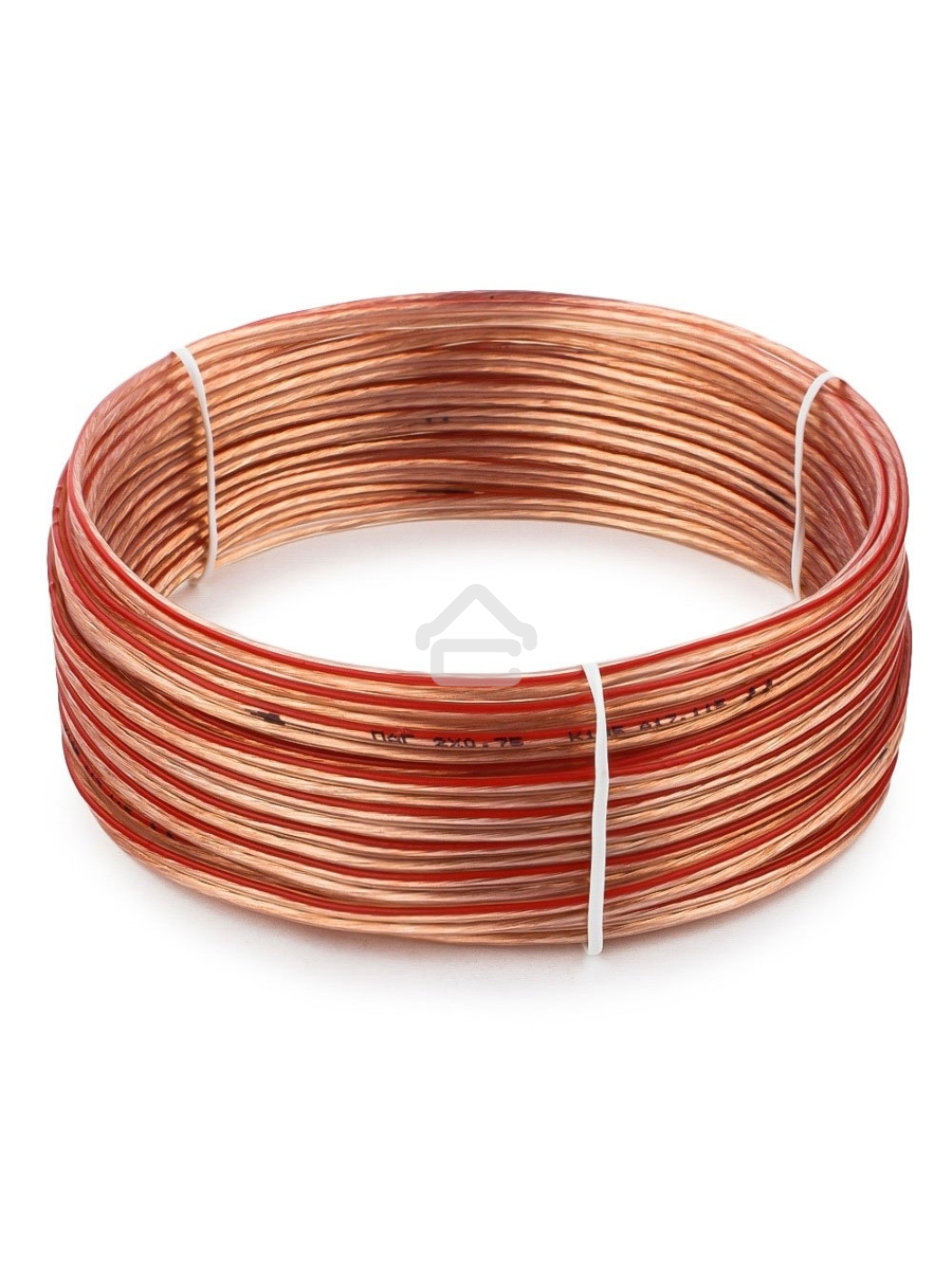 Акустический кабель Cablexpert CC-TC2x0,75-10M, прозрачный,  10 м, бухта